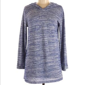 Lily Bleu Pullover Hoodie Heather Blue Medium